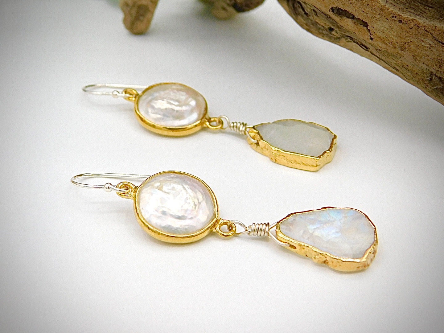 The Moonstone Earrings