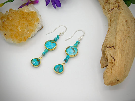 Fall Turquoise Earrings