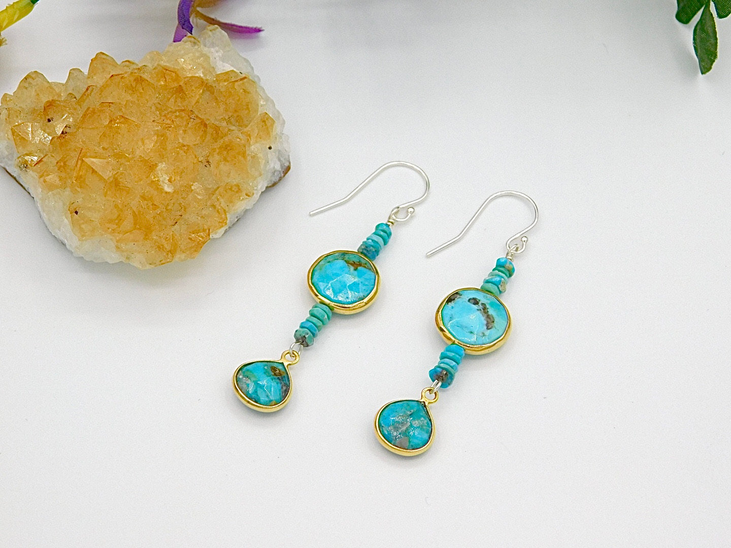 Fall Turquoise Earrings