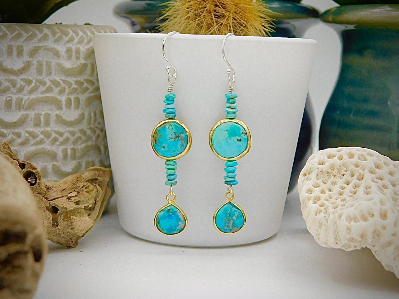 Fall Turquoise Earrings