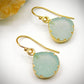 The Blue Druzy Earrings