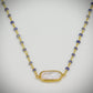 Ramona Iolite and Freshwater Pearl Necklace