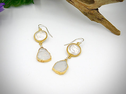 The Moonstone Earrings